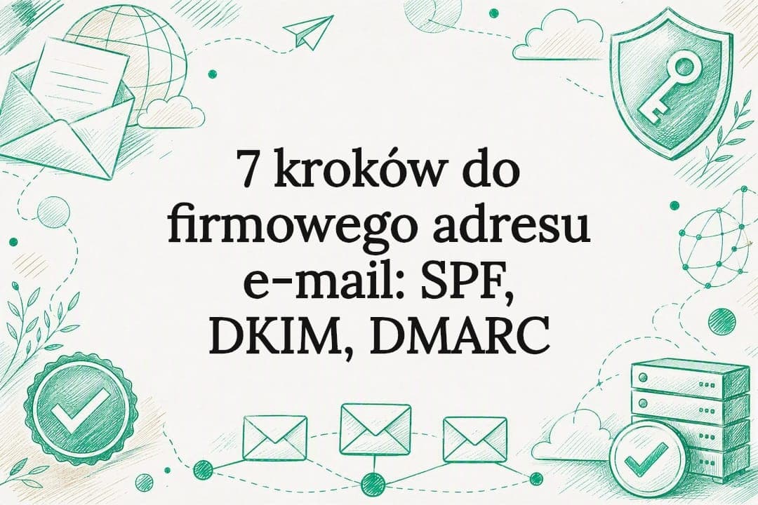 7 kroków do firmowego adresu e-mail: SPF, DKIM, DMARC